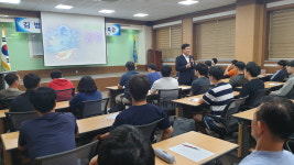 김병우 교육감, 한국산업연수원 충북직업전문학교 특강