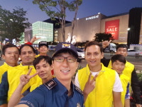 범죄예방 치안활동 나선 천안 태권 리더스
