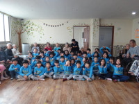 괴산 백봉초, 요양원 어르신들 찾아 이웃사랑 봉사 실천