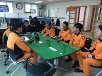 김연상 충북소방본부장, 광역119특수구조단 수난구조대 현장점검