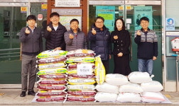 공주 동암교회, 어려운 이웃에 백미 기탁