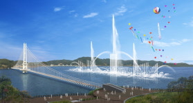 예산군, 예당관광지 음악분수 착공