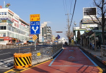 청주시, 시외버스터미널 앞 간이환승센터 조성 완료