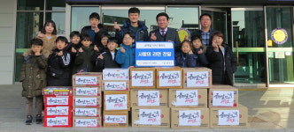 흥덕구 금메달석사태권도, 라면 기탁