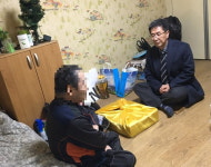 천안시 이재영 서북구청장, 설 명절 어려운 이웃 찾아 위문