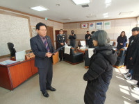 음성교육청, 유진철 자율방범연합대 대장 기탁 장학금 전달