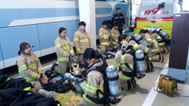 옥천소방서, 신임 소방공무원 현장실습 진행