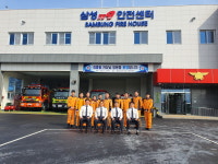 김홍일 소방청 차장, 음성소방서 삼성119안전센터 격려 방문