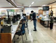 청주 사직2동, 코로나19 유입대비 집중방역