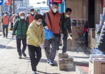 대전 한국타이어, 신탄진서 방역 봉사