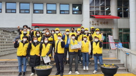 옥천노인장애인복지관, 방역 봉사 동참