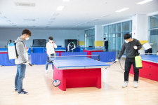 증평군체육회, 공공체육시설 코로나19 방역실시