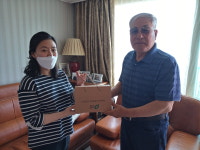 청주 용담명암산성동, 호국보훈의 달 위문품 전달
