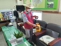 청주 내덕2동행정복지센터 코로나19 예방 청사 소독