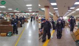 금산소방서 의용소방대, 코로나19 차단 긴급 방역