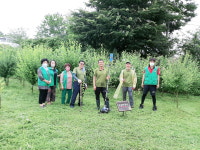 청주 현도면 새마을회, 옥포초등학교 무궁화동산 정비