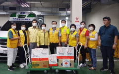 대한적십자봉사회 대전 서구지구협, 보건소 찾아 직원 격려