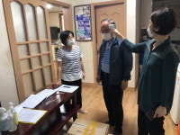 청주 사창동, 경로당 개방에 따른 순회방문