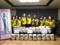 금산 진산면지역사회보장협, 수해피해 주민 삼계탕 나눔