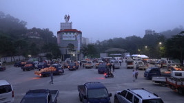 괴산군 홍고추시장 북적