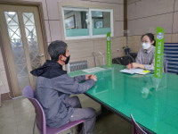 청주 문의면행정복지센터, 복지상담실 가림막 설치