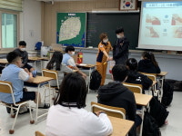 영동소방서, 영신중학교 미래소방관 체험교실 운영