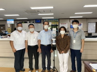 음성 원남면 마송2리 고종식 이장 자동 발열측정기 기증