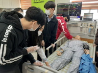 강동대 음성진로체험지원센터, 제천디지털전자고 학생 대상 간호학과 체험