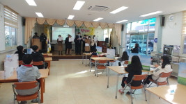 괴산 연풍중, 91주년 학생독립운동기념일 맞이 사제동행 학생 자치조회