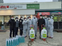 천안 부성1동, 코로나19 예방 방역활동 실시