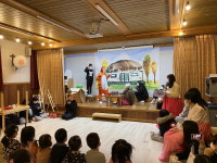 옥천여중, 소화어린이집서 연극 공연