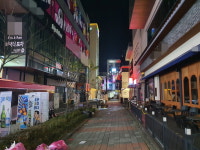 준 2단계 시행 첫날, 청주 술집거리 가보니…