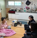 청주 옥산면, 독거노인 가구 방문 실시