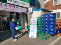 청주 남일면 새마을지도자, 코로나19 확산 방지 방역 앞장