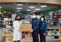 음성경찰서, 나누미약국에서 응급의약품 지원받아