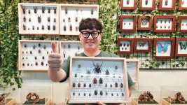 애완곤충 대중화 꿈 펼치는 증평 참좋은 굼벵이 곤충농장 유준형 대표