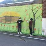 대학생 자매 재능기부… 정겨운 내고향 공수동 벽화 눈길