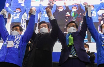 청주 찾은 이재명 