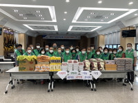 남이면 새마을남녀지도자회, 가가호호 사랑의 생필품 전달