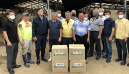 농협 축산경제, 충청지역 호우 피해농가 위해 현장지원 나섰다
