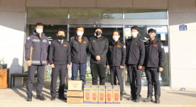 보은소방서, 설 명절 맞아 사회복지시설 위문품 전달