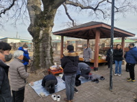 천안시 성거읍 모전1리, 마을 주민 평안 기원 팽나무제