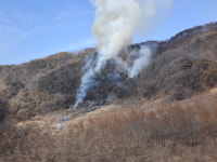 청주 문의면 야산서 산불… 밭 주인 입건 (종합)