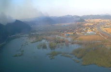 보령 산불 진화율 85% … 마을회관에 주민 대피