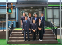 청주시학운위, 청주혜원학교에 신호등 설치