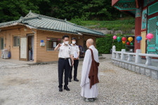 청주서부소방서, 부처님 오신 날 대비 대각사 지도 방문