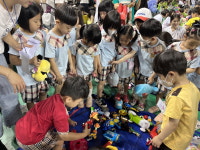 청주시 공공형어린이집연합회, 푸른 콩깍지 나눔장터 열어