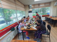 복대1동 명동보리밥, 사랑나눔 경로당 중식제공