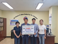 농협진천군지부, 진천군 장애인복지관에 쌀 전달·배식 봉사활동