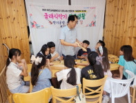 보은 F클로바 앙상블 학생들의 뚝딱뚝딱 악기제작체험